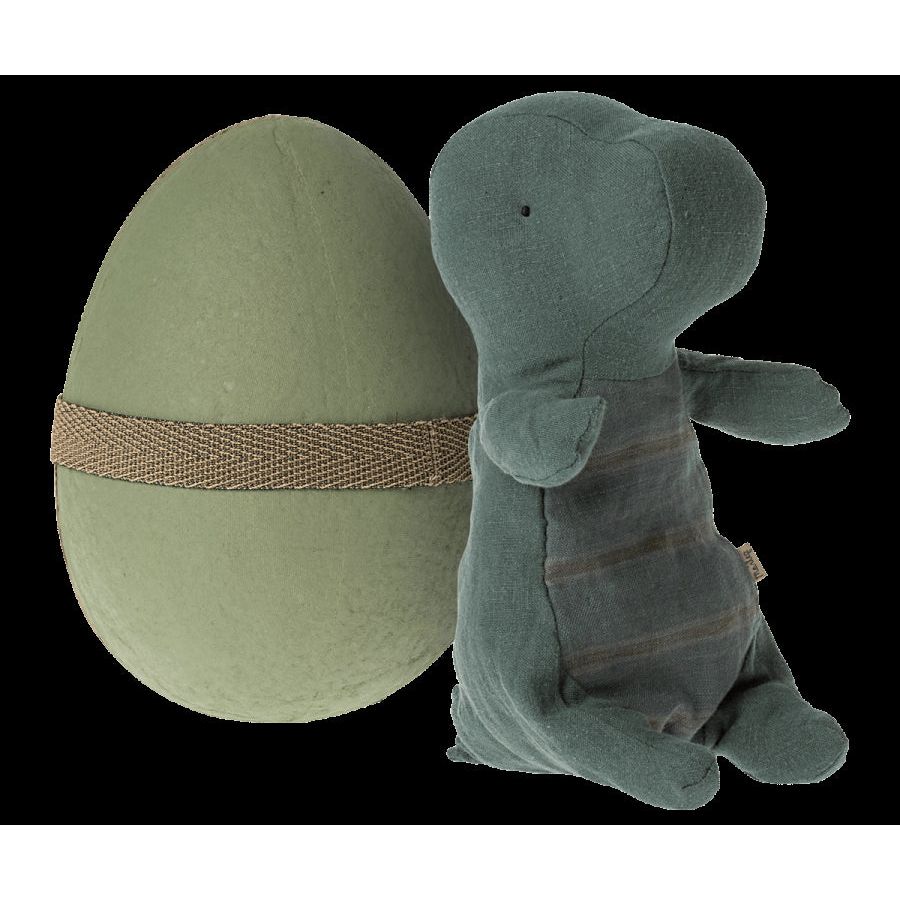 Small Gantosaurus in Egg - Dark Petrol