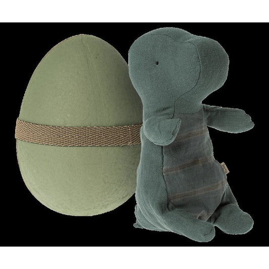 Small Gantosaurus in Egg - Dark Petrol